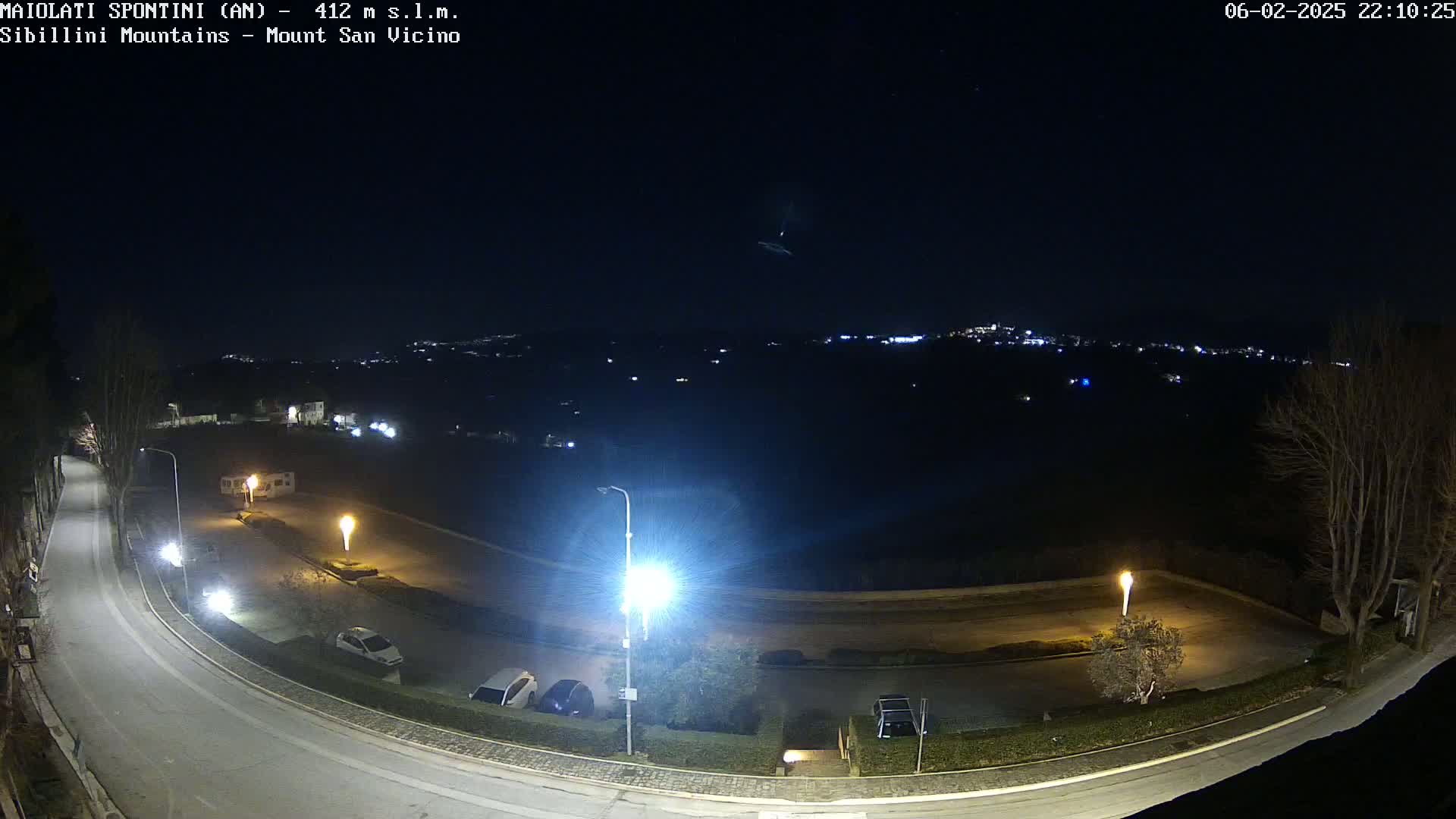 Mount Sibillini & San Vicino Live Cam - Maiolati Spontini, Marche, Italy