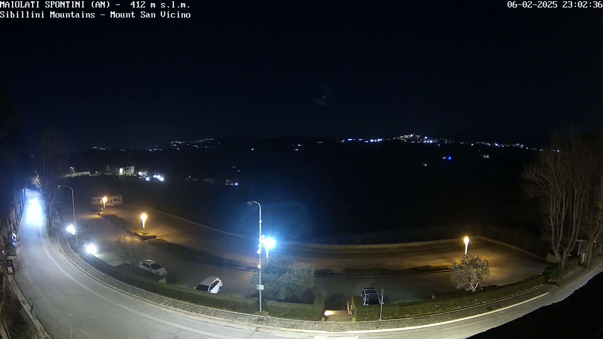 Mount Sibillini & San Vicino Live Cam - Maiolati Spontini, Marche, Italy