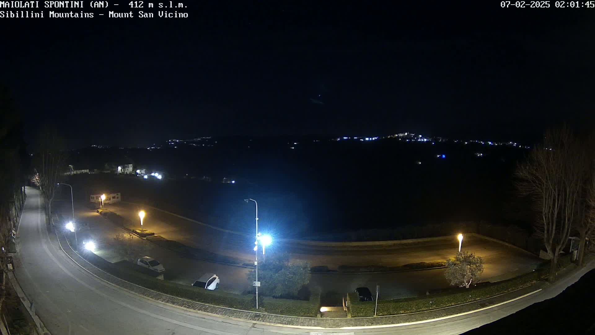 Mount Sibillini & San Vicino Live Cam - Maiolati Spontini, Marche, Italy
