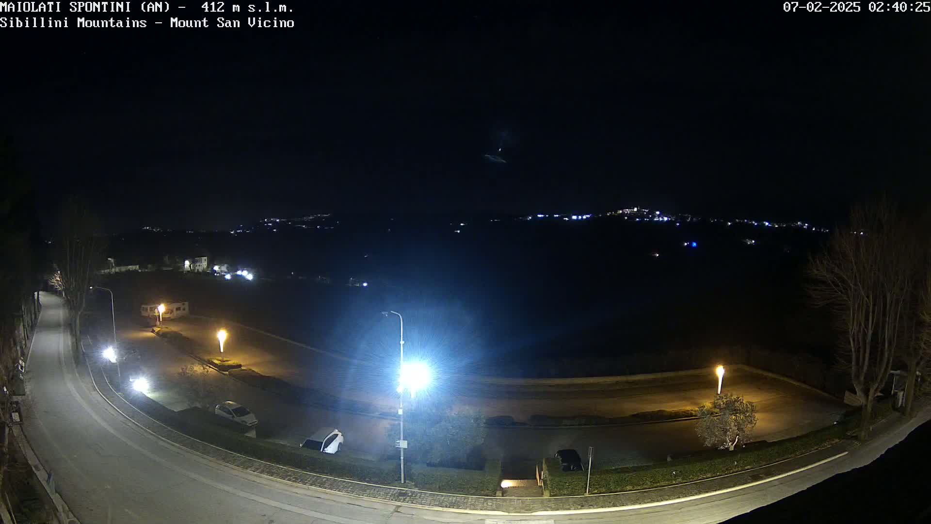 Mount Sibillini & San Vicino Live Cam - Maiolati Spontini, Marche, Italy