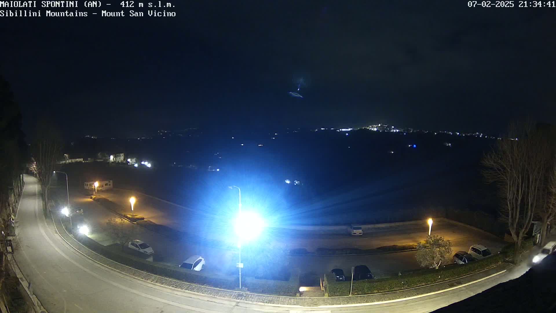 Mount Sibillini & San Vicino Live Cam - Maiolati Spontini, Marche, Italy