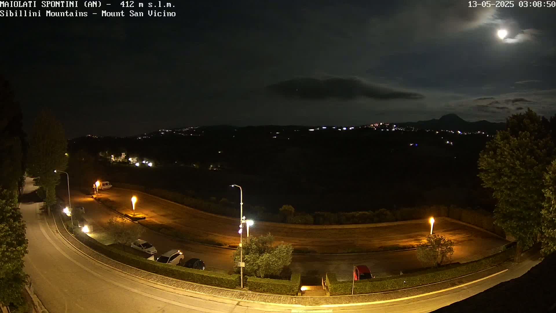 Mount Sibillini & San Vicino Live Cam - Maiolati Spontini, Marche, Italy