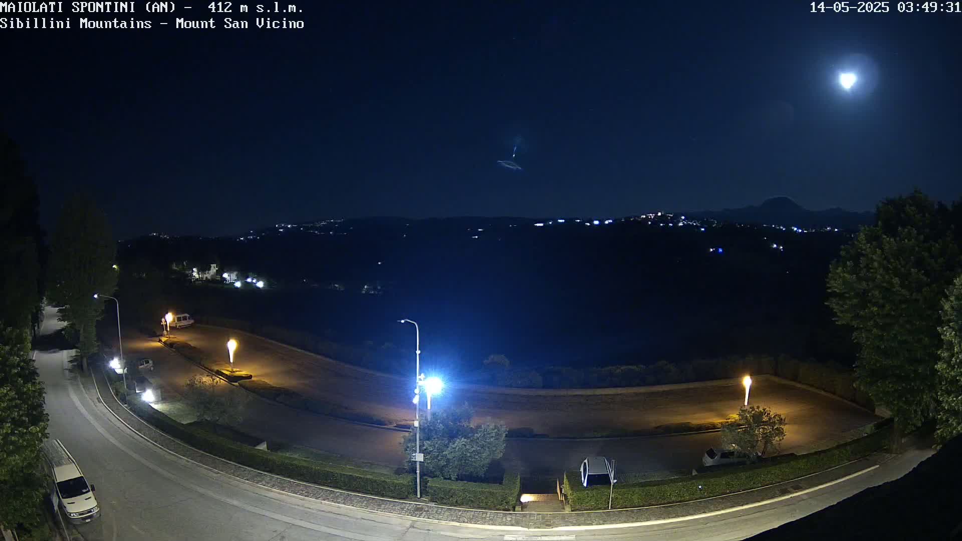 Mount Sibillini & San Vicino Live Cam - Maiolati Spontini, Marche, Italy