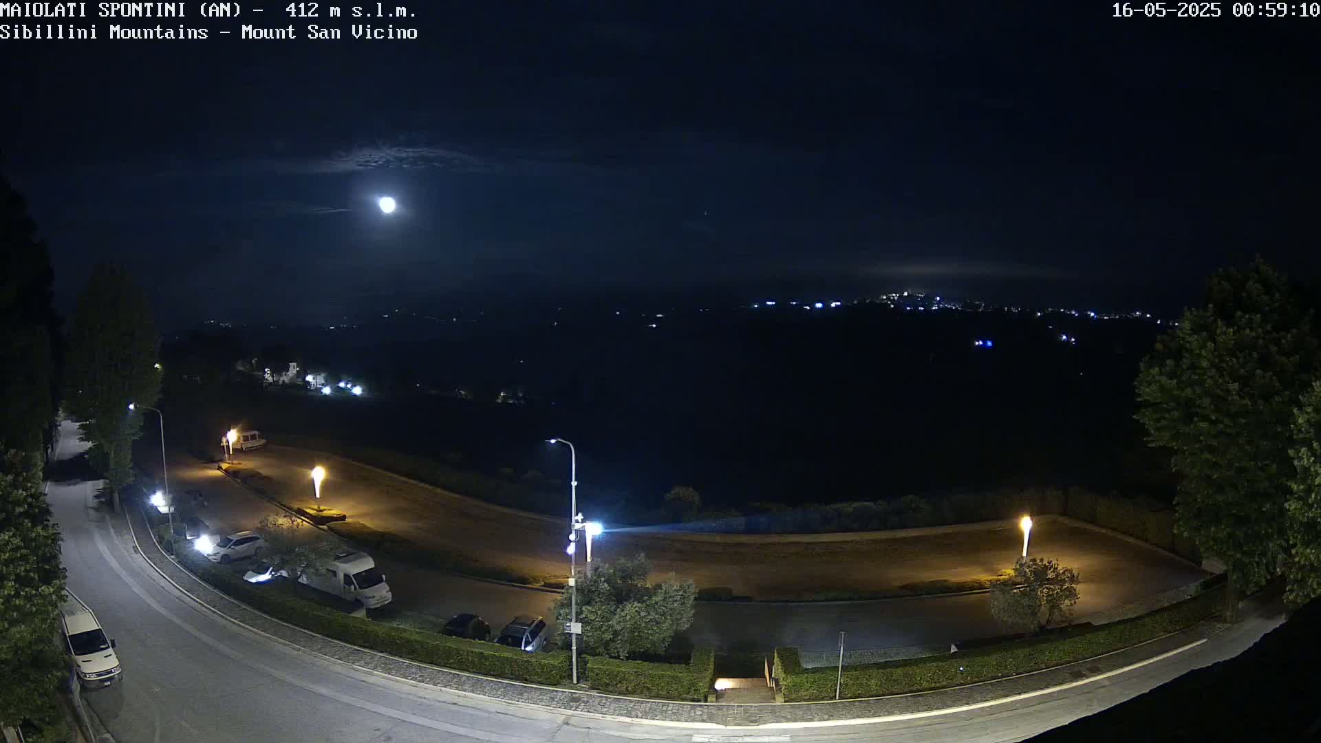 Mount Sibillini & San Vicino Live Cam - Maiolati Spontini, Marche, Italy