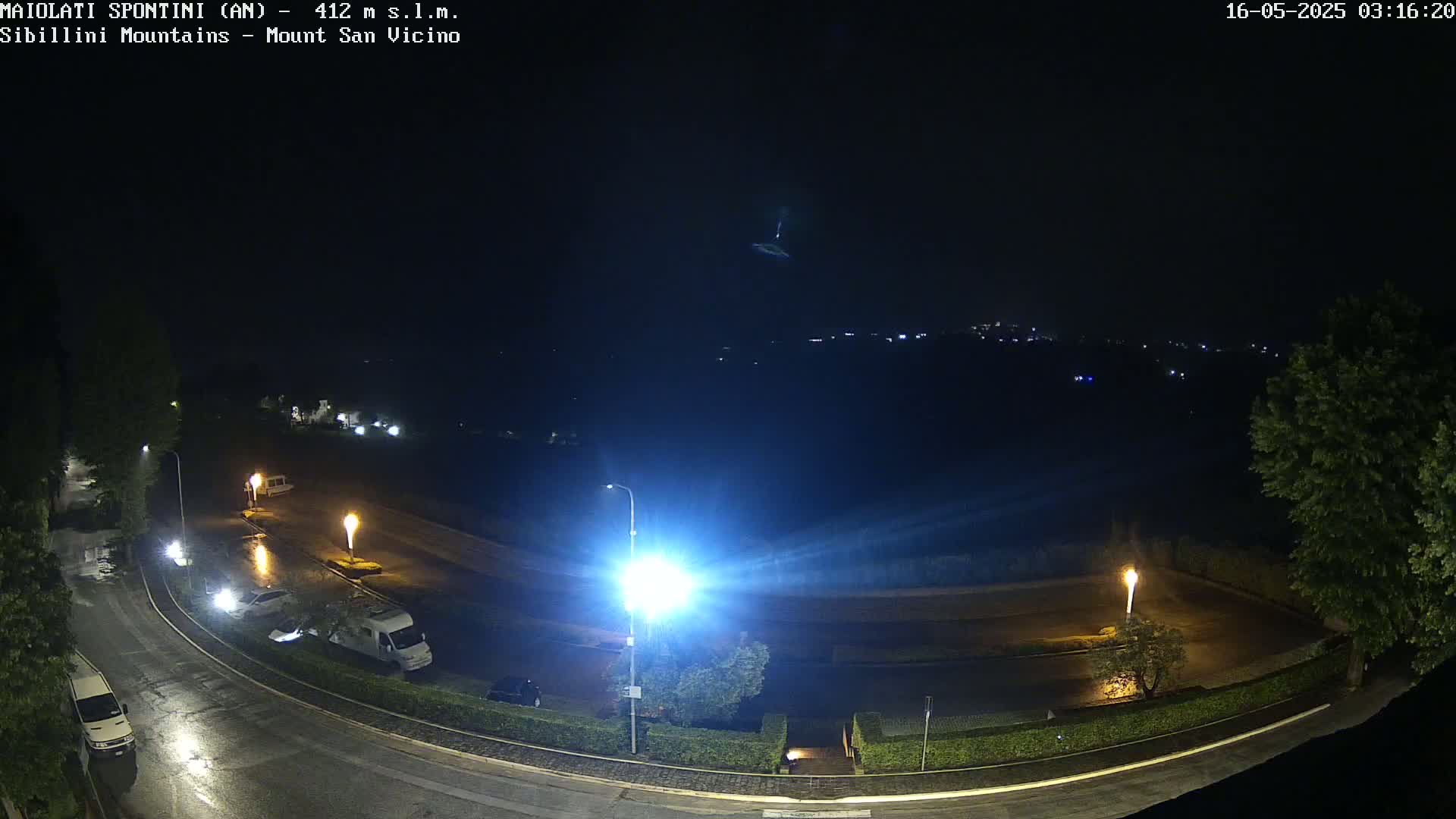 Mount Sibillini & San Vicino Live Cam - Maiolati Spontini, Marche, Italy