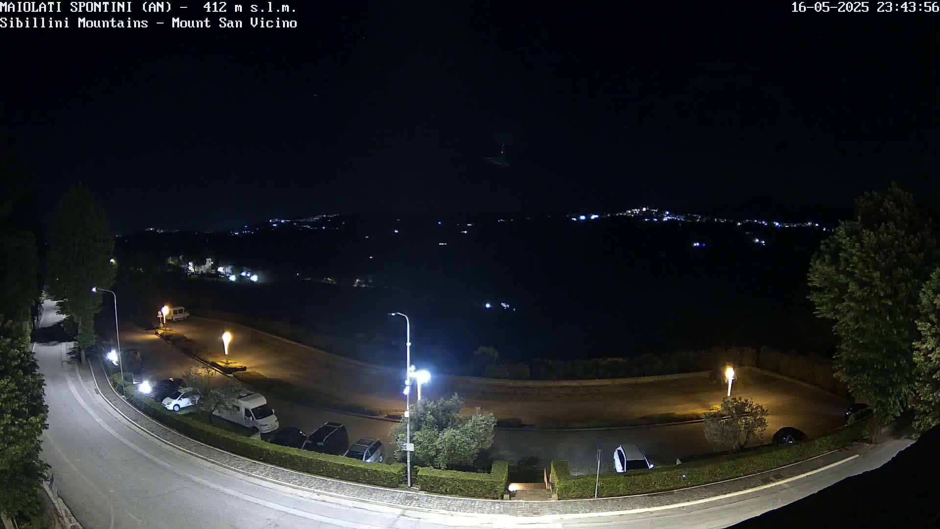Mount Sibillini & San Vicino Live Cam - Maiolati Spontini, Marche, Italy