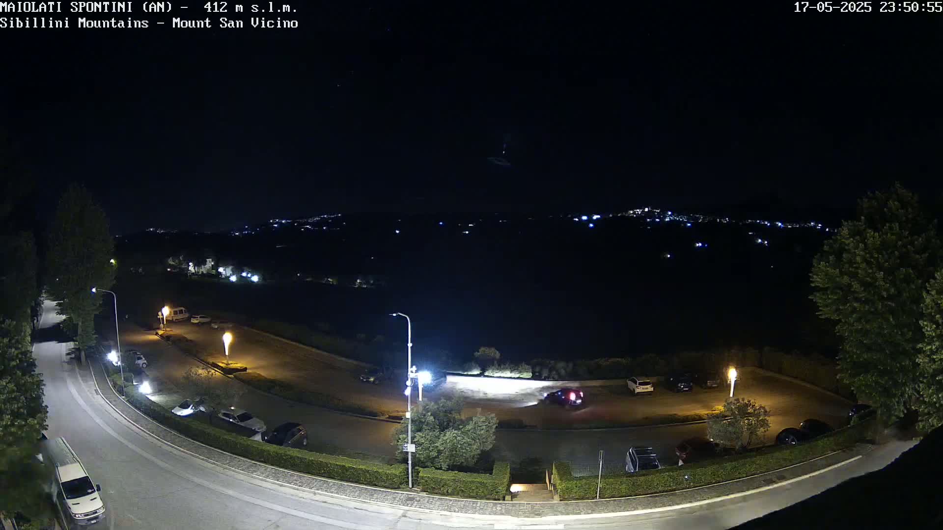 Mount Sibillini & San Vicino Live Cam - Maiolati Spontini, Marche, Italy