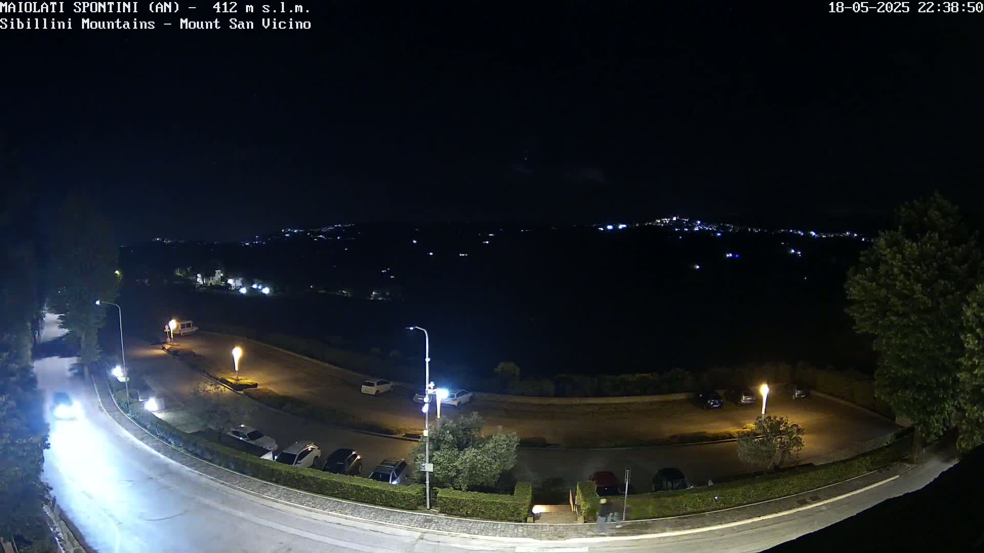 Mount Sibillini & San Vicino Live Cam - Maiolati Spontini, Marche, Italy