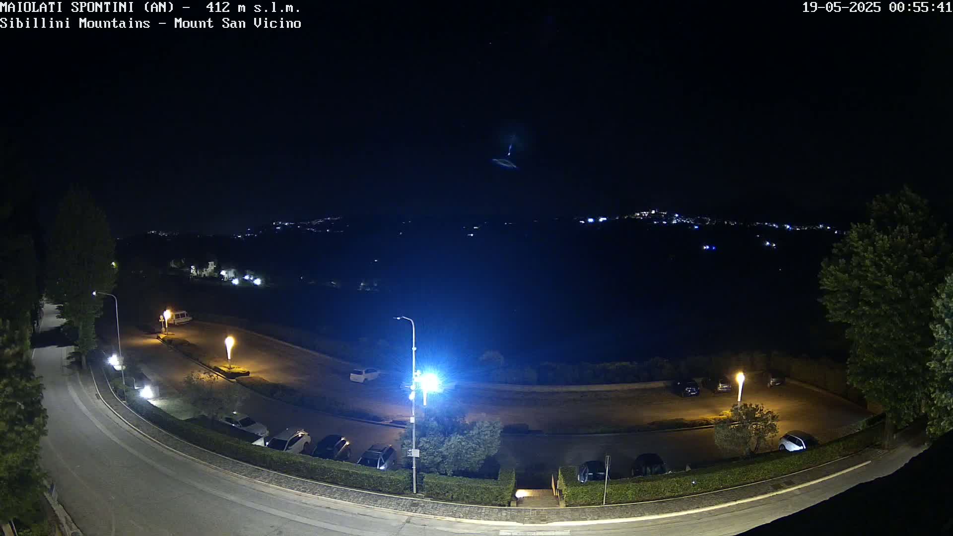 Mount Sibillini & San Vicino Live Cam - Maiolati Spontini, Marche, Italy