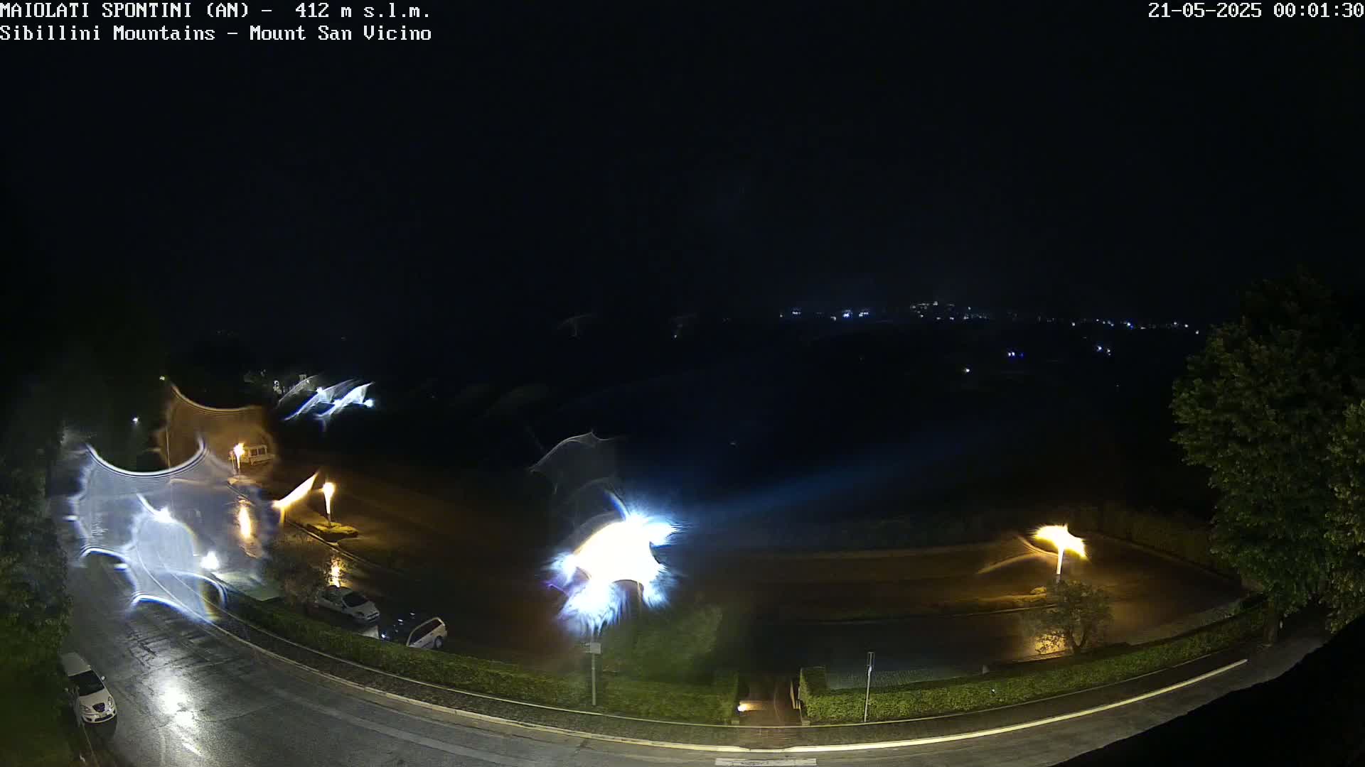Mount Sibillini & San Vicino Live Cam - Maiolati Spontini, Marche, Italy