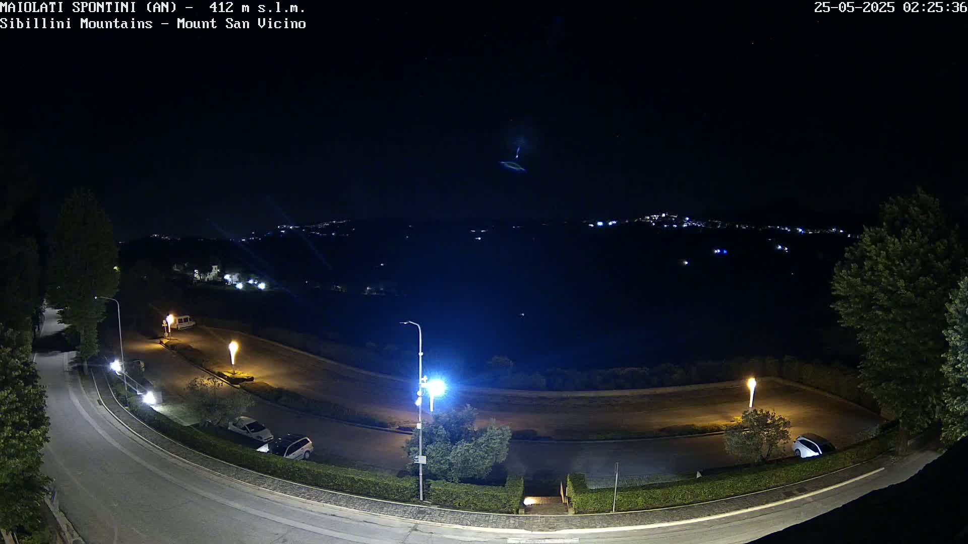 Mount Sibillini & San Vicino Live Cam - Maiolati Spontini, Marche, Italy