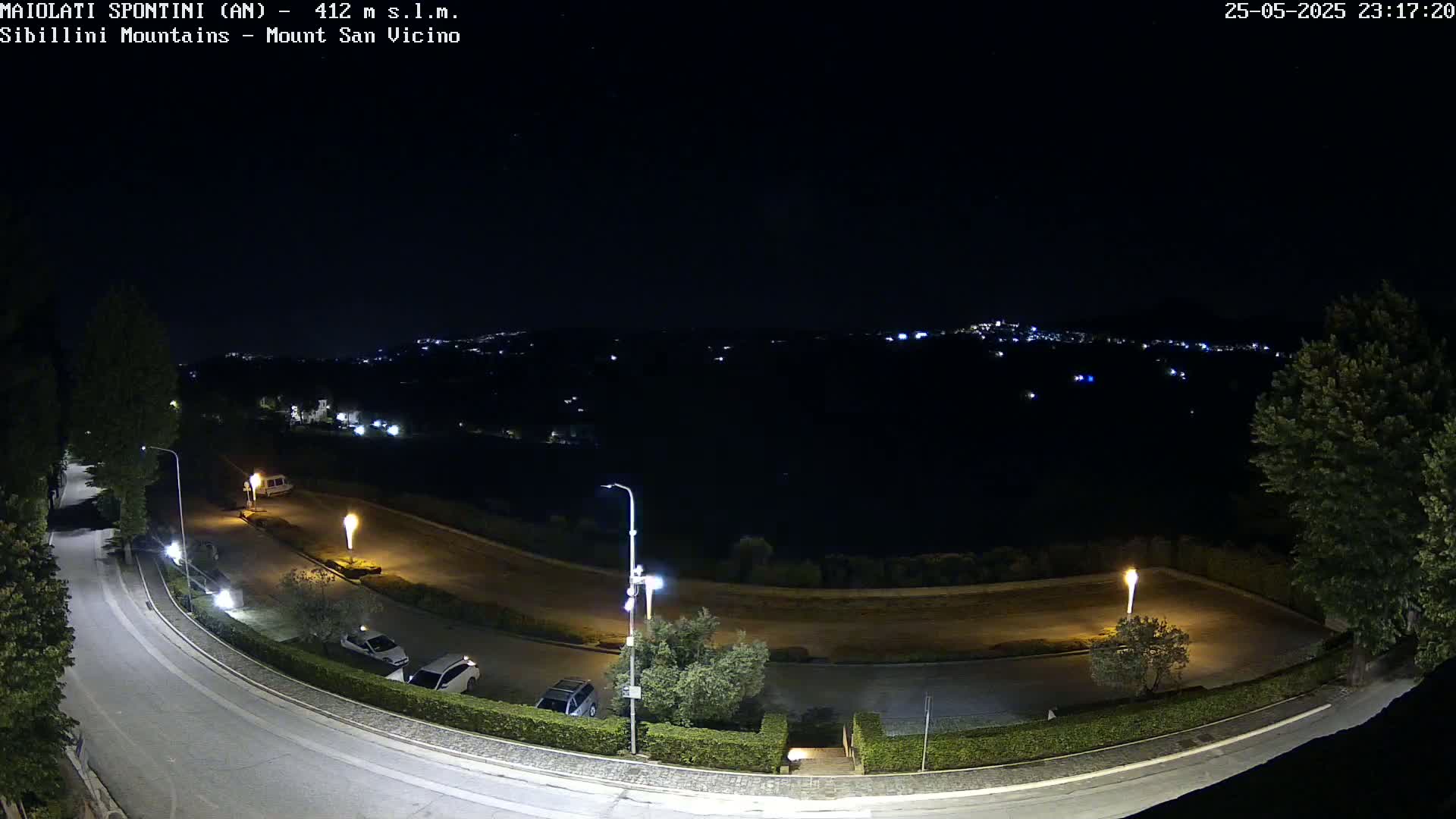 Mount Sibillini & San Vicino Live Cam - Maiolati Spontini, Marche, Italy