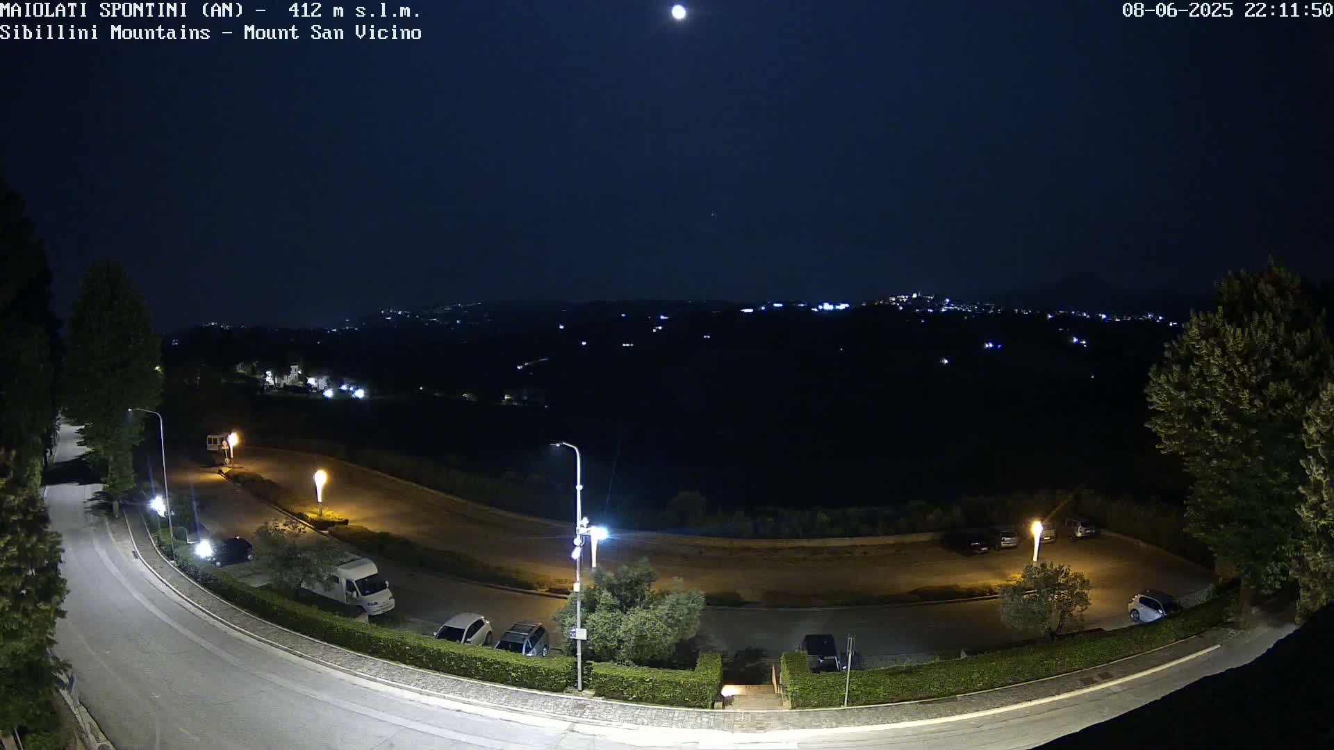 Mount Sibillini & San Vicino Live Cam - Maiolati Spontini, Marche, Italy