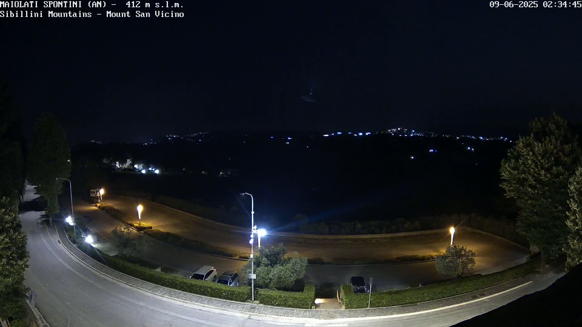 Mount Sibillini & San Vicino Live Cam - Maiolati Spontini, Marche, Italy