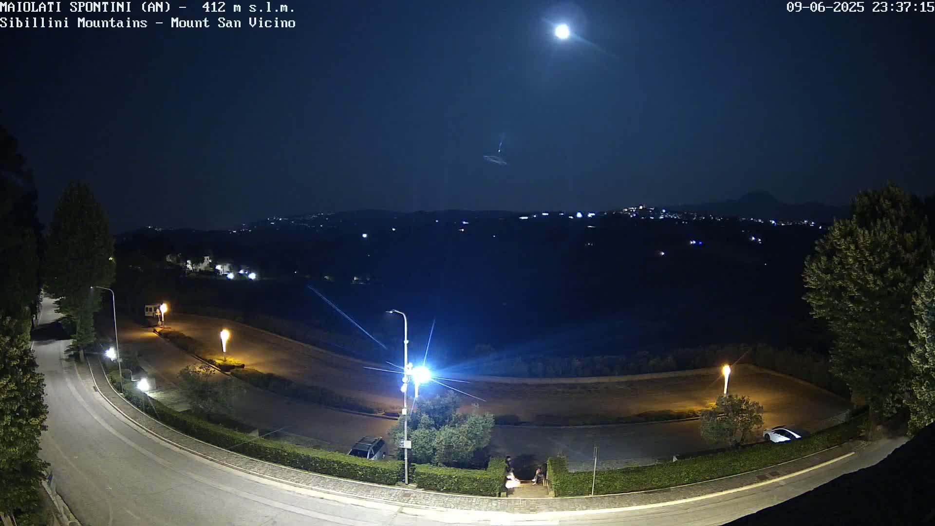 Mount Sibillini & San Vicino Live Cam - Maiolati Spontini, Marche, Italy