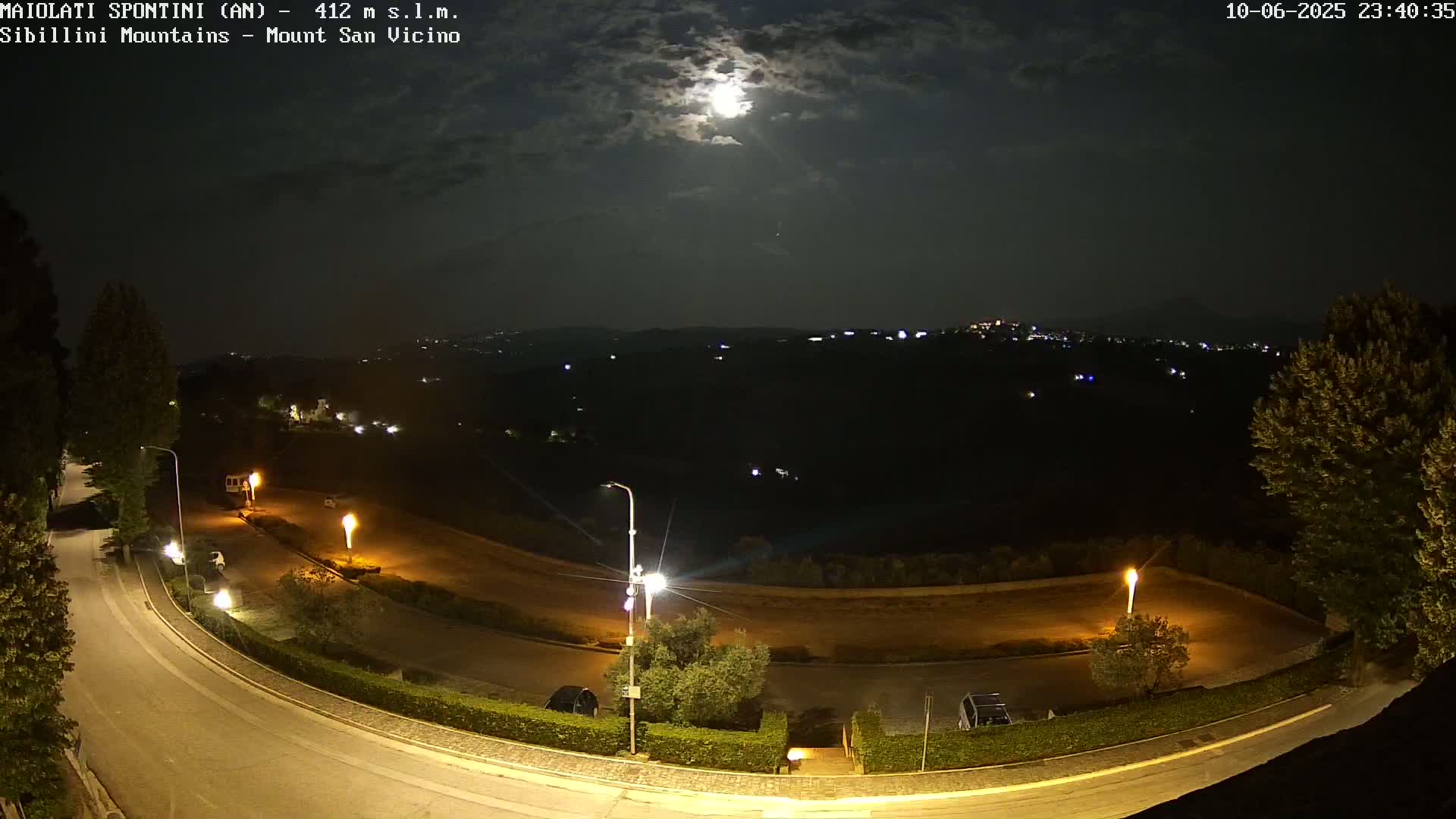 Mount Sibillini & San Vicino Live Cam - Maiolati Spontini, Marche, Italy