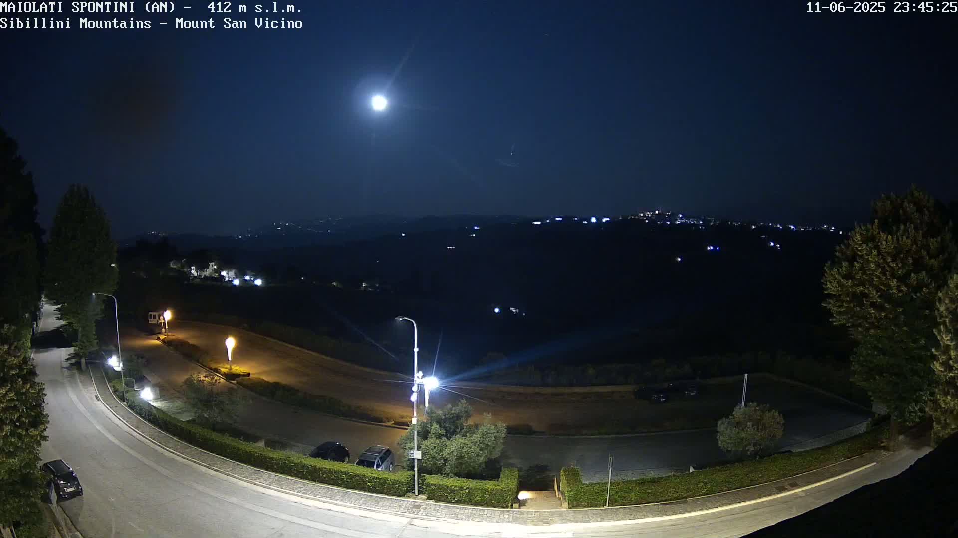 Mount Sibillini & San Vicino Live Cam - Maiolati Spontini, Marche, Italy