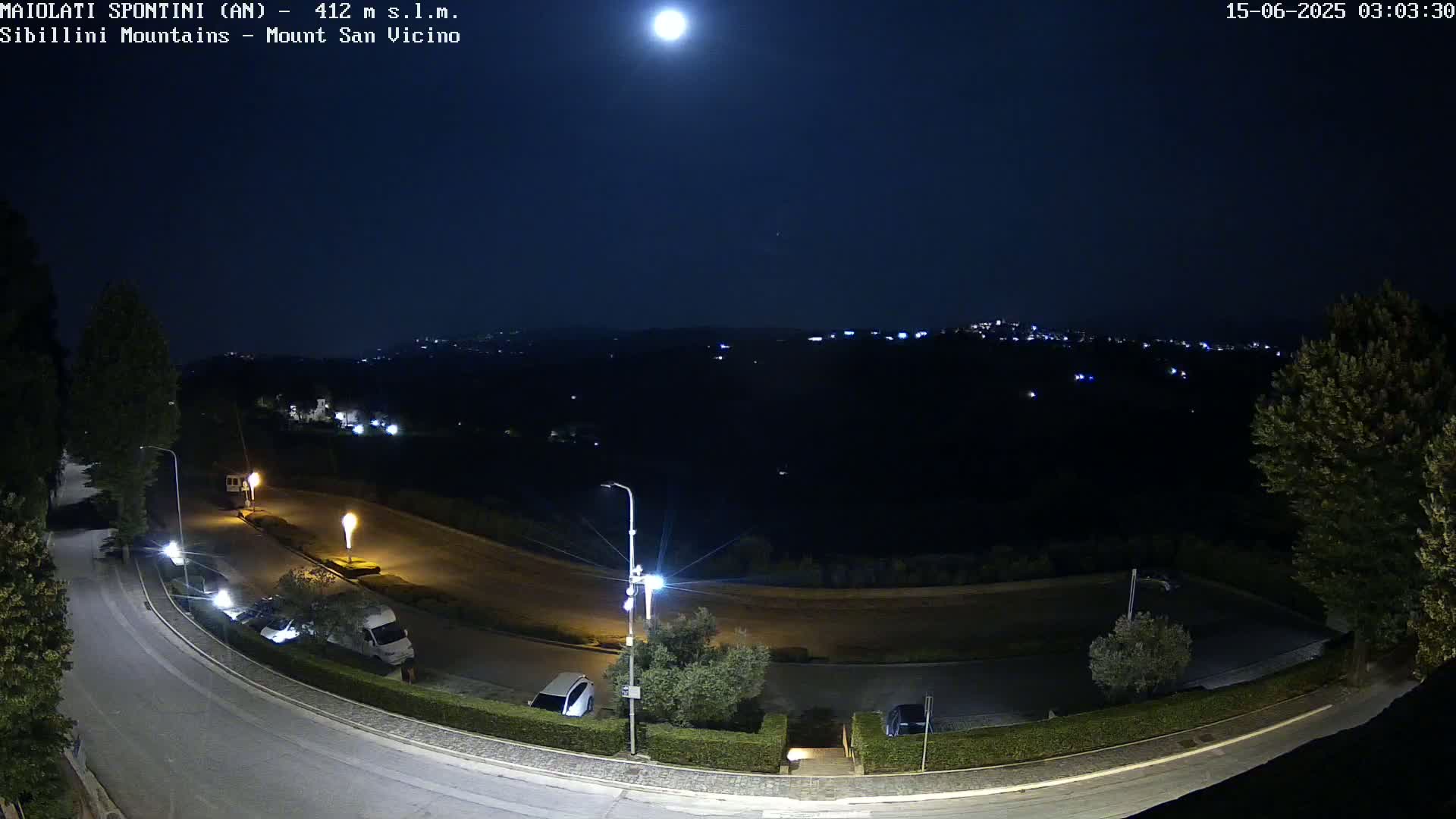 Mount Sibillini & San Vicino Live Cam - Maiolati Spontini, Marche, Italy