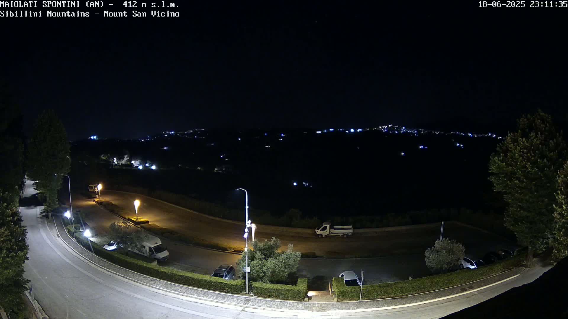 Mount Sibillini & San Vicino Live Cam - Maiolati Spontini, Marche, Italy