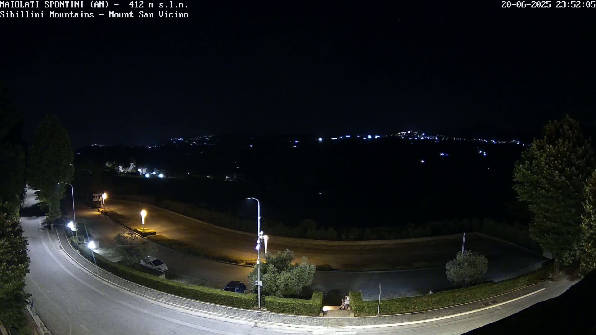 Mount Sibillini & San Vicino Live Cam - Maiolati Spontini, Marche, Italy