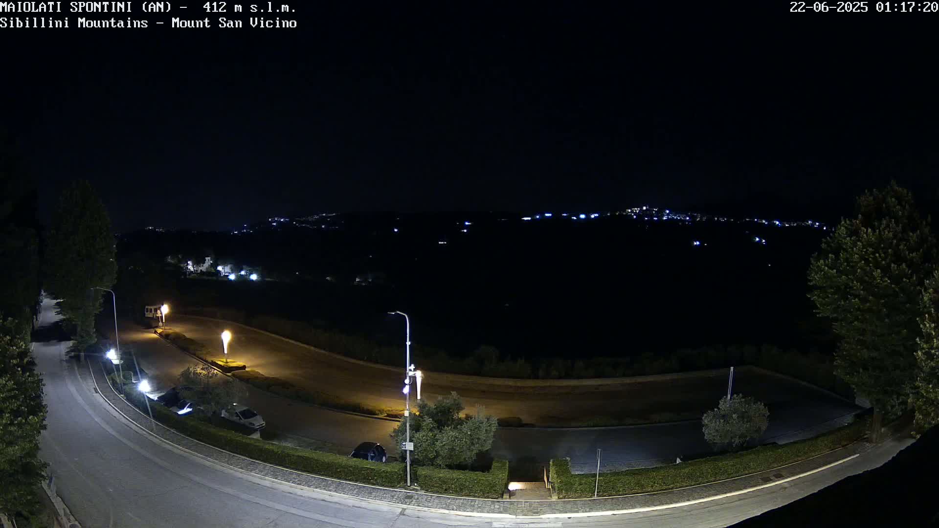 Mount Sibillini & San Vicino Live Cam - Maiolati Spontini, Marche, Italy