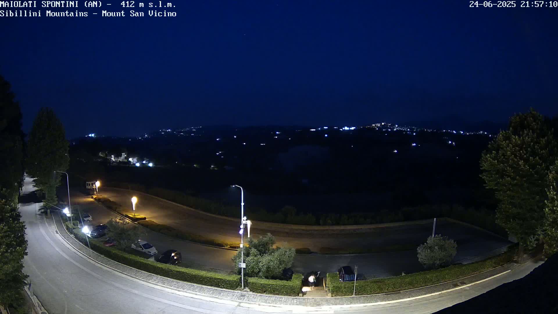 Mount Sibillini & San Vicino Live Cam - Maiolati Spontini, Marche, Italy