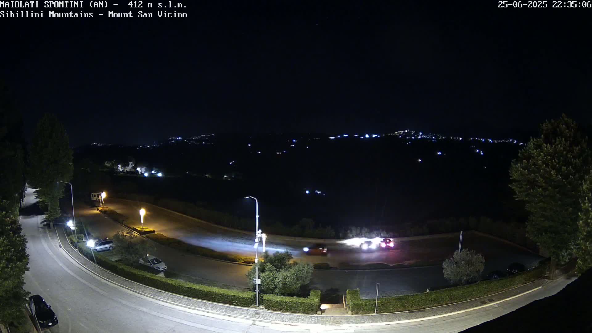 Mount Sibillini & San Vicino Live Cam - Maiolati Spontini, Marche, Italy