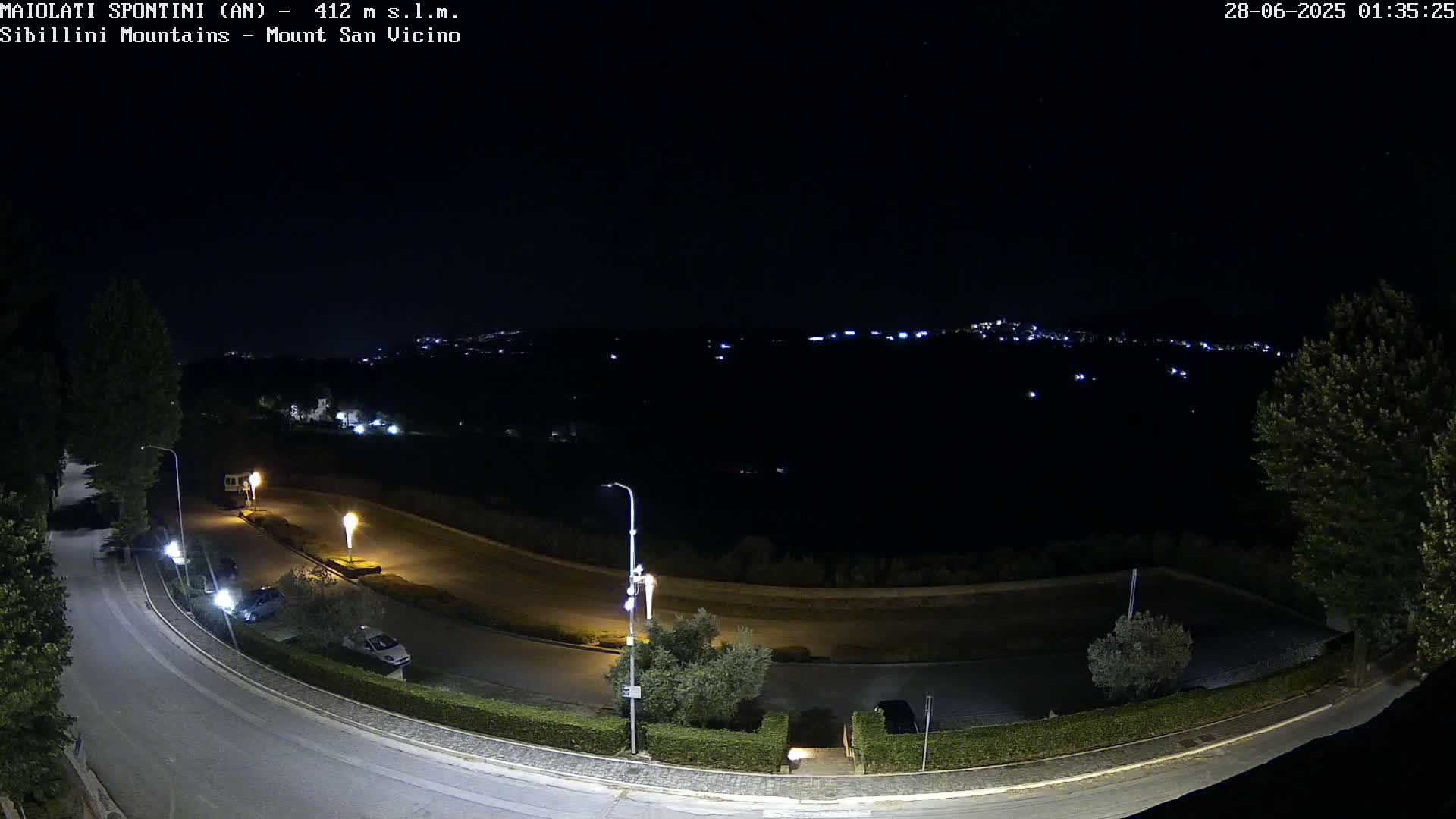 Mount Sibillini & San Vicino Live Cam - Maiolati Spontini, Marche, Italy