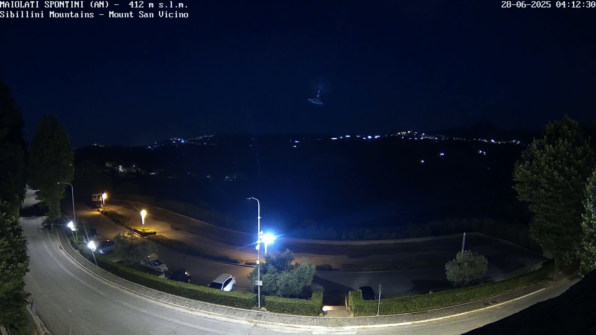 Mount Sibillini & San Vicino Live Cam - Maiolati Spontini, Marche, Italy
