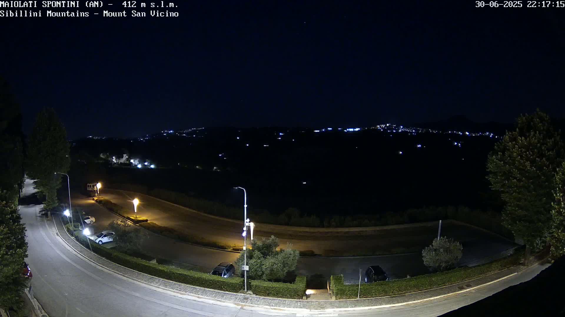 Mount Sibillini & San Vicino Live Cam - Maiolati Spontini, Marche, Italy