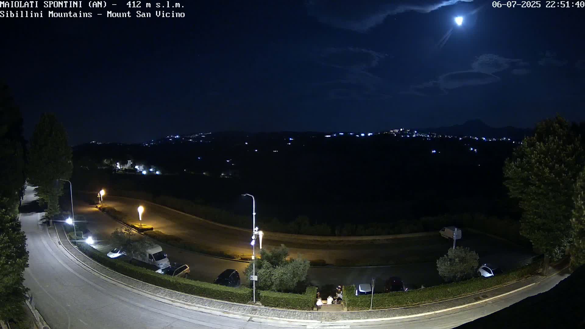 Mount Sibillini & San Vicino Live Cam - Maiolati Spontini, Marche, Italy
