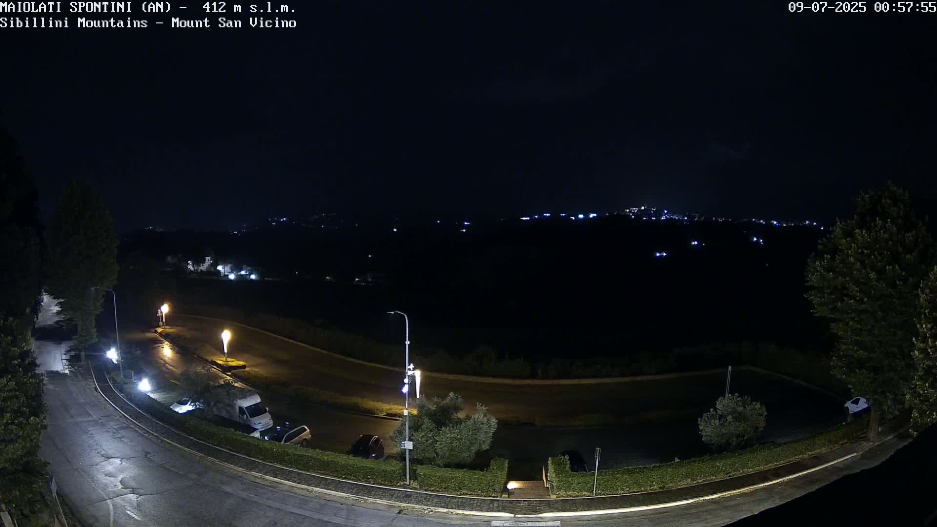 Mount Sibillini & San Vicino Live Cam - Maiolati Spontini, Marche, Italy