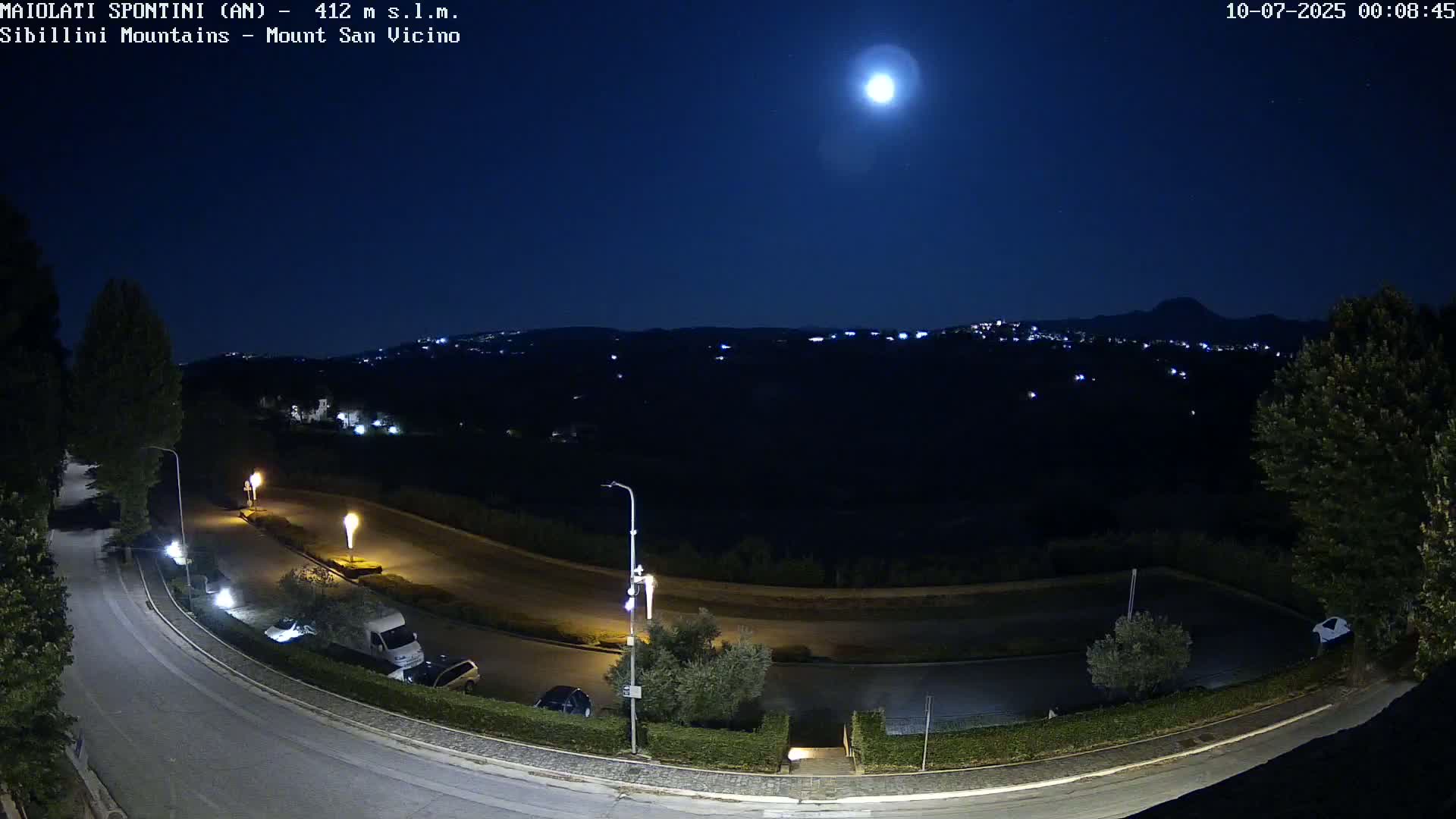 Mount Sibillini & San Vicino Live Cam - Maiolati Spontini, Marche, Italy