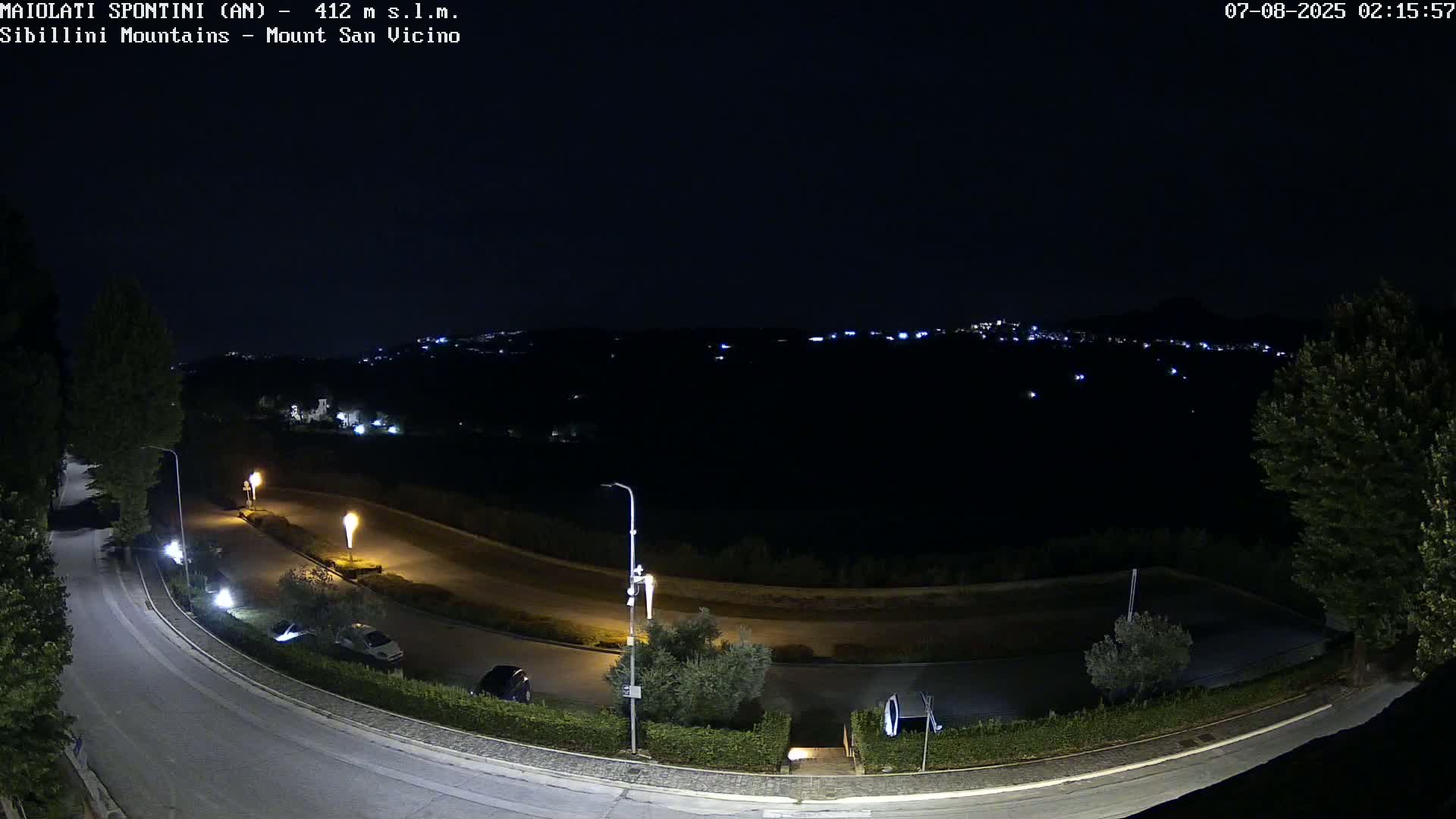 Mount Sibillini & San Vicino Live Cam - Maiolati Spontini, Marche, Italy