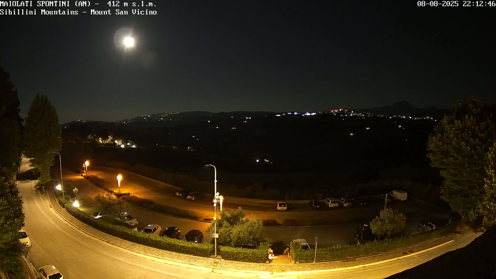Mount Sibillini & San Vicino Live Cam - Maiolati Spontini, Marche, Italy