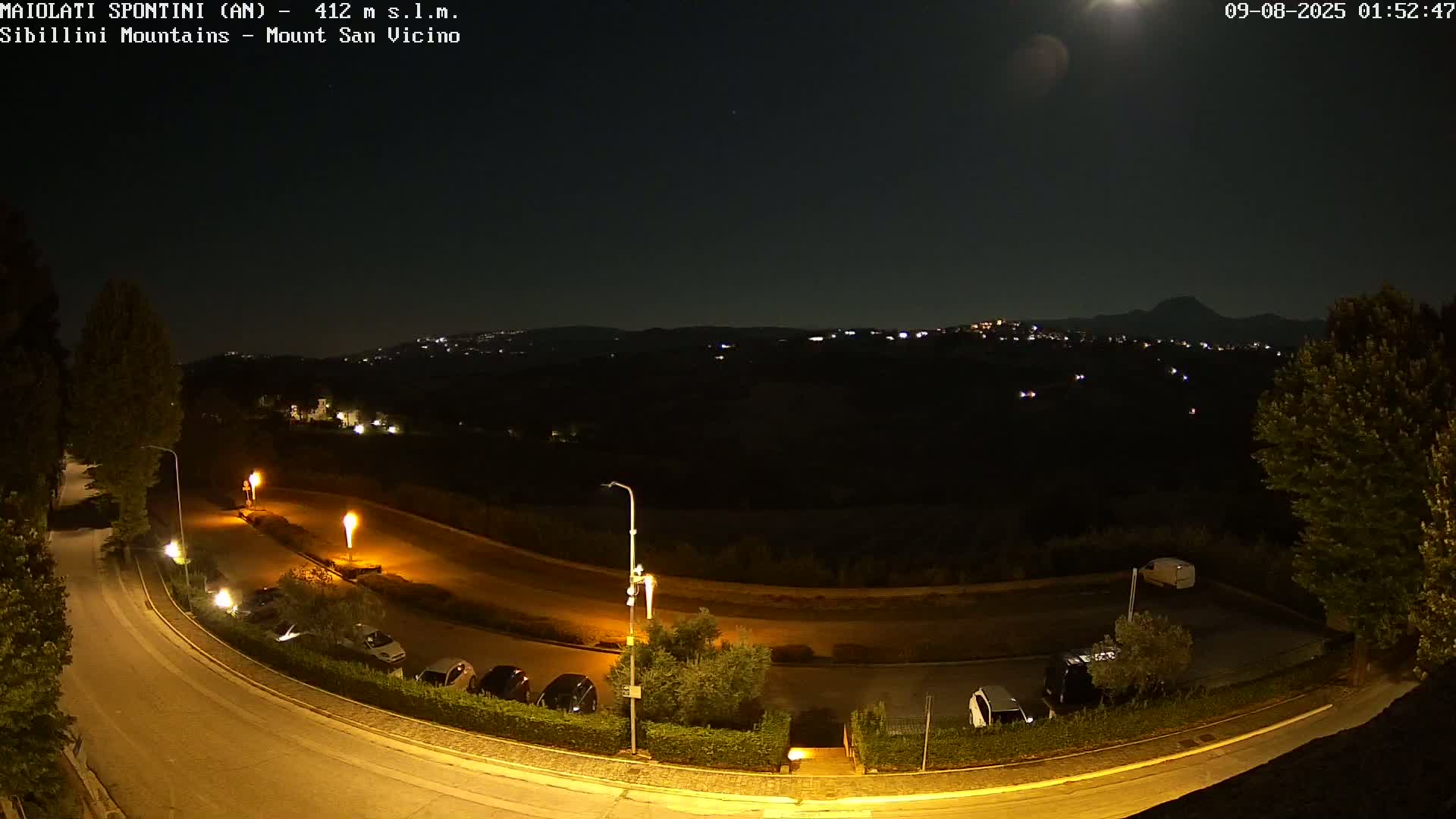 Mount Sibillini & San Vicino Live Cam - Maiolati Spontini, Marche, Italy