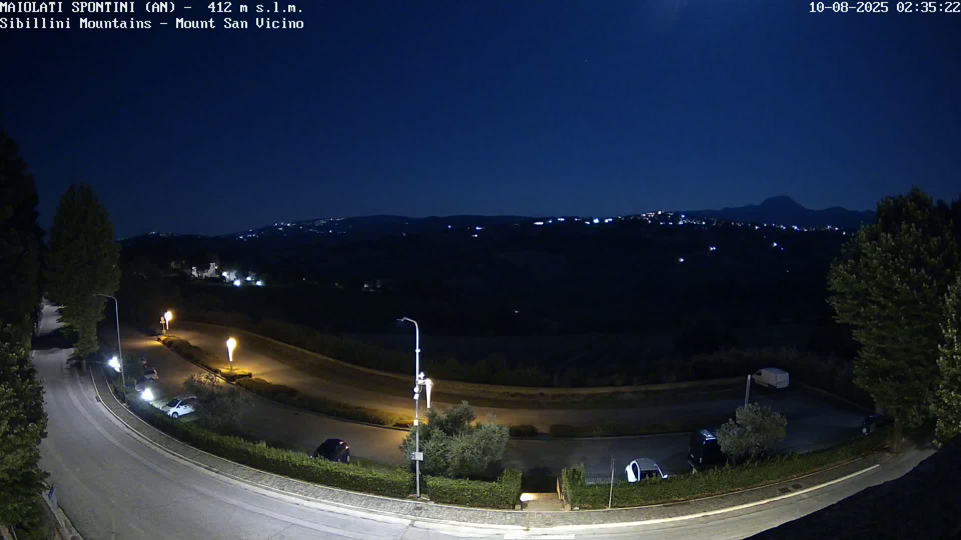 Mount Sibillini & San Vicino Live Cam - Maiolati Spontini, Marche, Italy