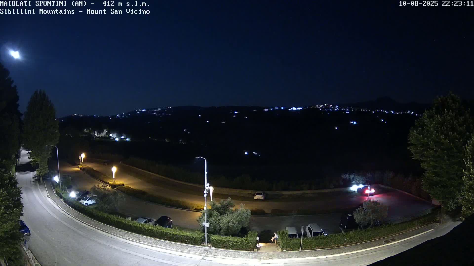 Mount Sibillini & San Vicino Live Cam - Maiolati Spontini, Marche, Italy