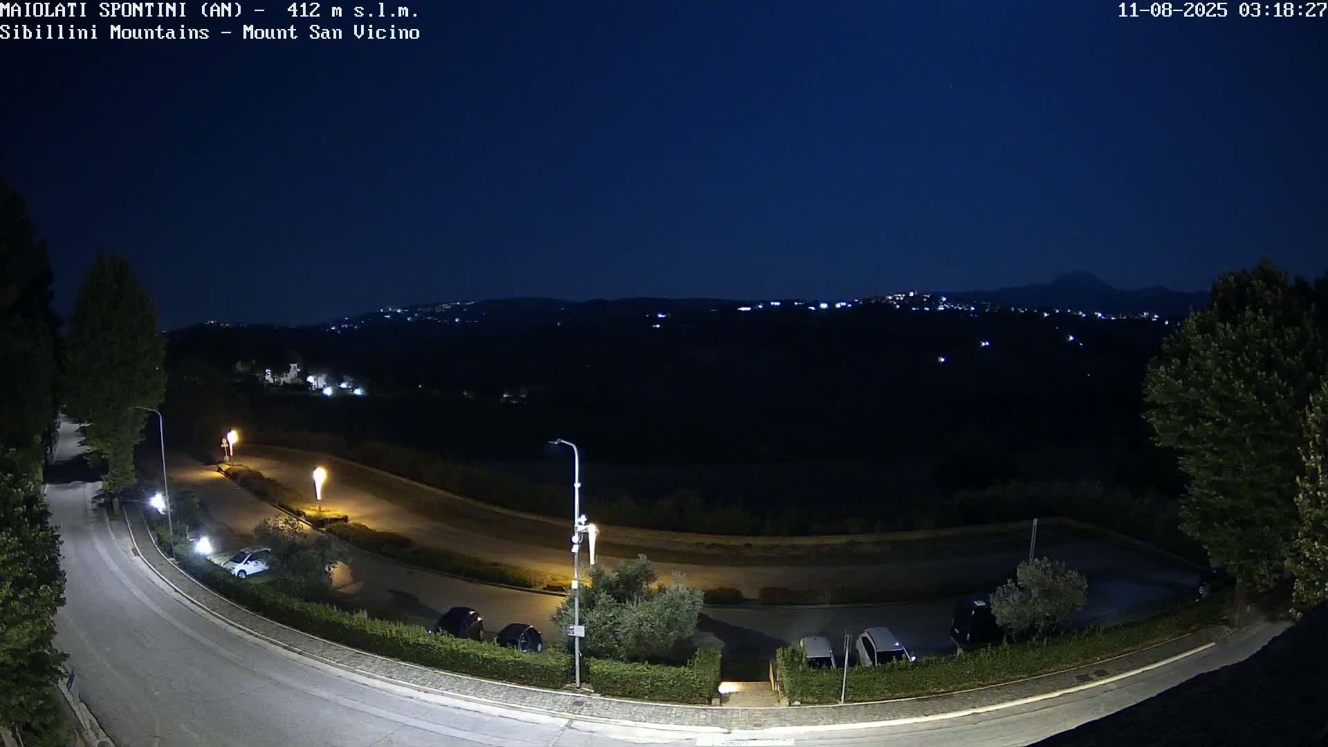 Mount Sibillini & San Vicino Live Cam - Maiolati Spontini, Marche, Italy