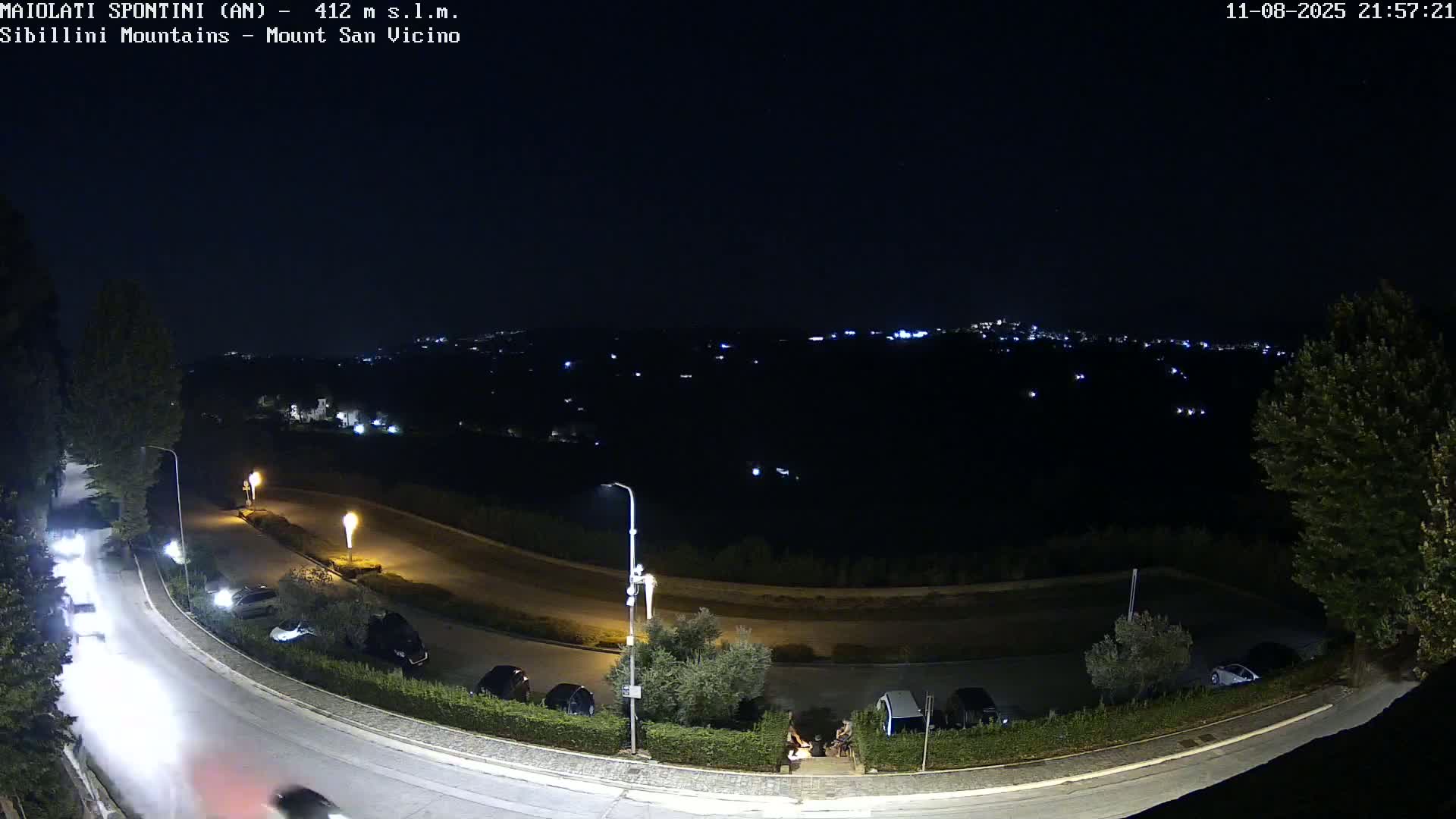Mount Sibillini & San Vicino Live Cam - Maiolati Spontini, Marche, Italy