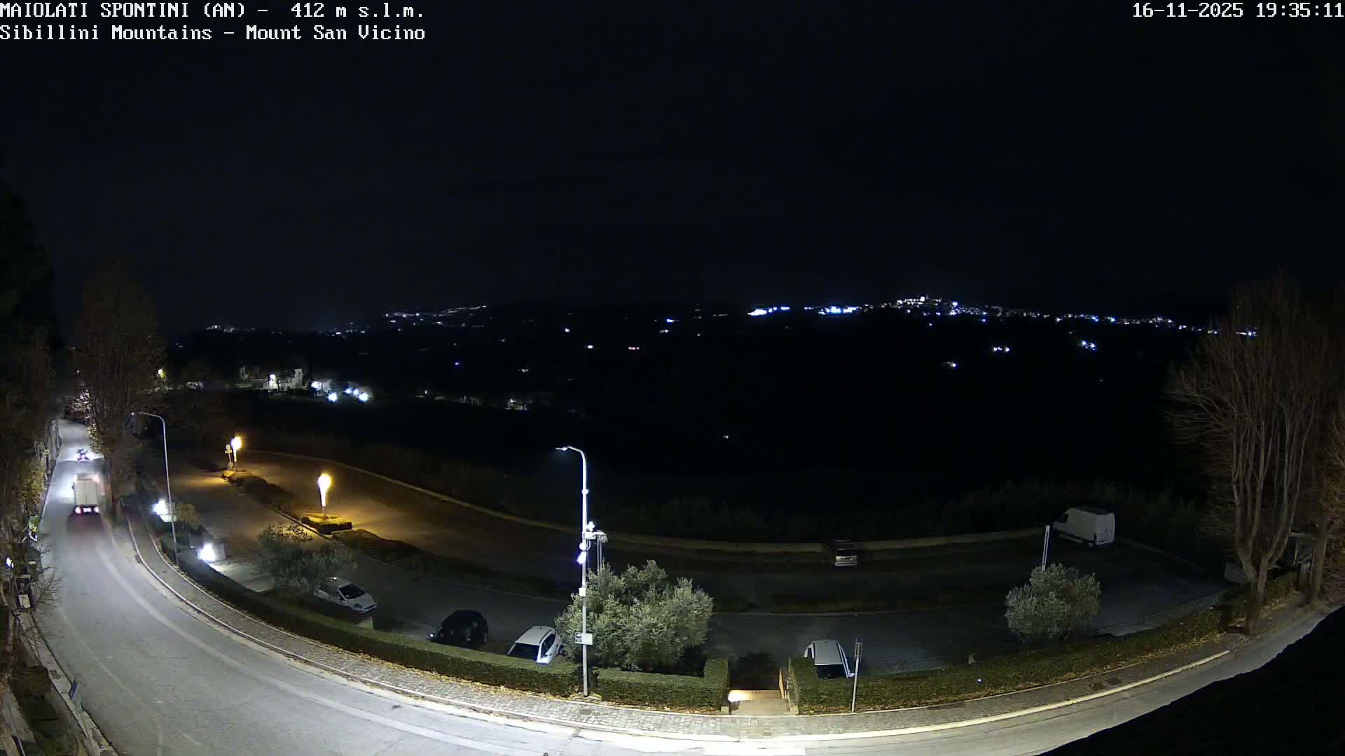 Mount Sibillini & San Vicino Live Cam - Maiolati Spontini, Marche, Italy