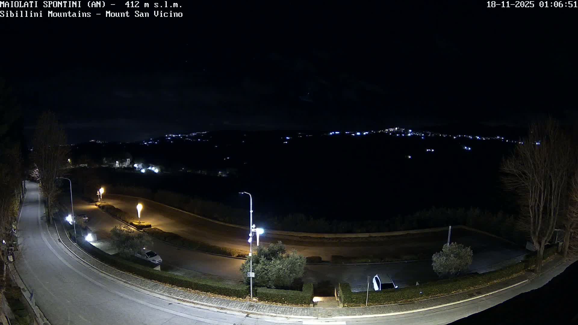 Mount Sibillini & San Vicino Live Cam - Maiolati Spontini, Marche, Italy