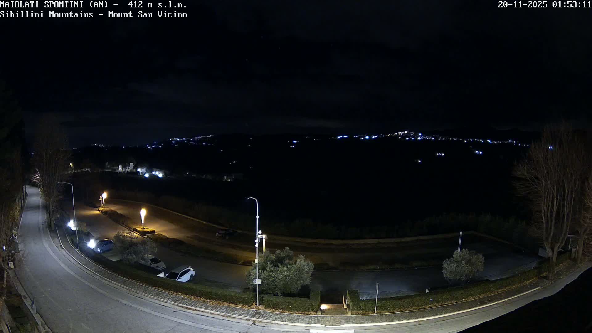 Mount Sibillini & San Vicino Live Cam - Maiolati Spontini, Marche, Italy