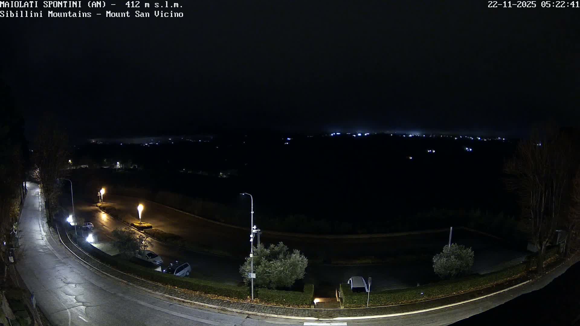 Mount Sibillini & San Vicino Live Cam - Maiolati Spontini, Marche, Italy