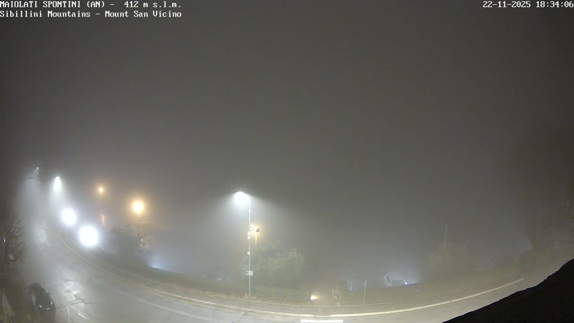 Mount Sibillini & San Vicino Live Cam - Maiolati Spontini, Marche, Italy