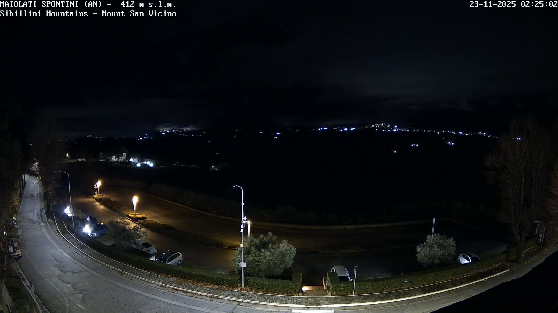 Mount Sibillini & San Vicino Live Cam - Maiolati Spontini, Marche, Italy