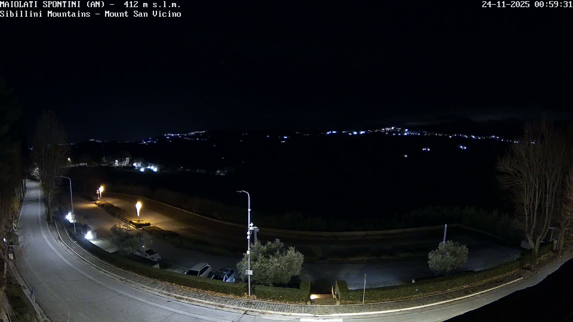 Mount Sibillini & San Vicino Live Cam - Maiolati Spontini, Marche, Italy