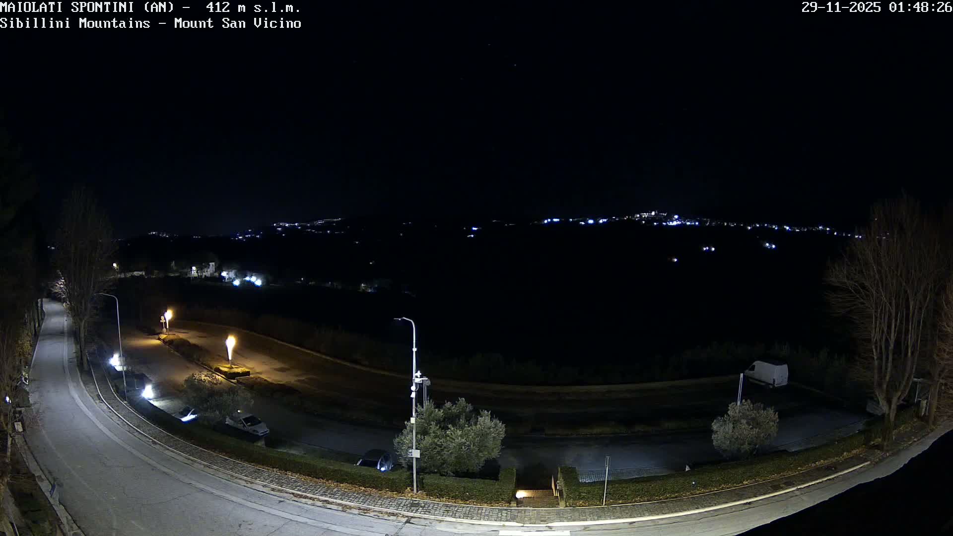 Mount Sibillini & San Vicino Live Cam - Maiolati Spontini, Marche, Italy