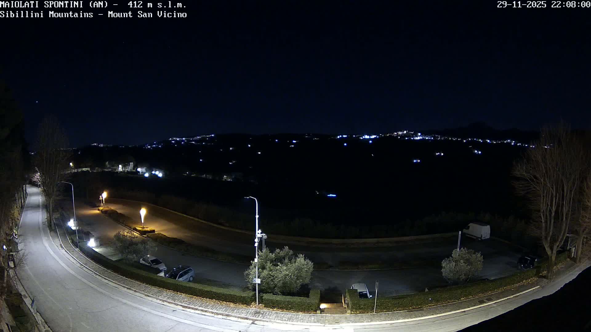 Mount Sibillini & San Vicino Live Cam - Maiolati Spontini, Marche, Italy
