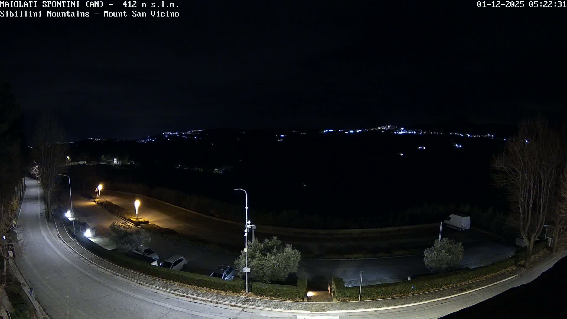 Mount Sibillini & San Vicino Live Cam - Maiolati Spontini, Marche, Italy